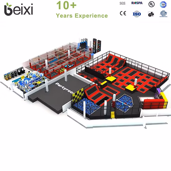 Funjump Fancy Garden Square Kids 8FT Trampoline Bed Trampoline